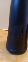 2012 Mosel Riesling Black Matte Cat Empty Wine Bottle 13 Inches Decor