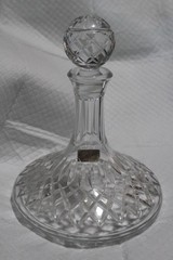 Vintage Romanian 24% PBO Lead Crystal Vitrometan Decanter