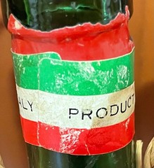 Vintage 1964 Chianti Bosca Empty Wine Bottle Italy Straw Fiasco Basket MCM Décor