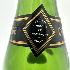 GH Mumm Cordon Rouge Champagne Bottle 1976 Reims France Empty Vintage Display