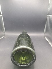 Vintage Dark Green Kick Up Bottom 10&Prime; Tall
