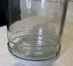 Vintage PAUL MASSON CLEAR GLASS WITH LID Wine Water Milk Carafe
