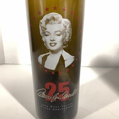Marilyn Merlot Monroe 2009 25th Silver Anniversary Merlot Empty Wine Bottle