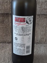 The Walking Dead Cabernet Sauvignon WINE Empty bottle 2016
