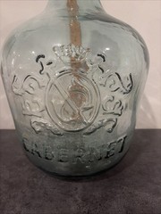 Vidrios San Miguel Large 3 1/2 Gallon Glass Cabernet Wine Carboy Jug 9 Lbs