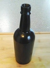Antique/Vintage Heavy Brown Glass Wine Bottle – Blown Glass Bubble Bottom