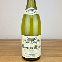 Domaine Coche-Dury 2008 Bourgogne Aligote Empty Bottle White Burgundy Wine
