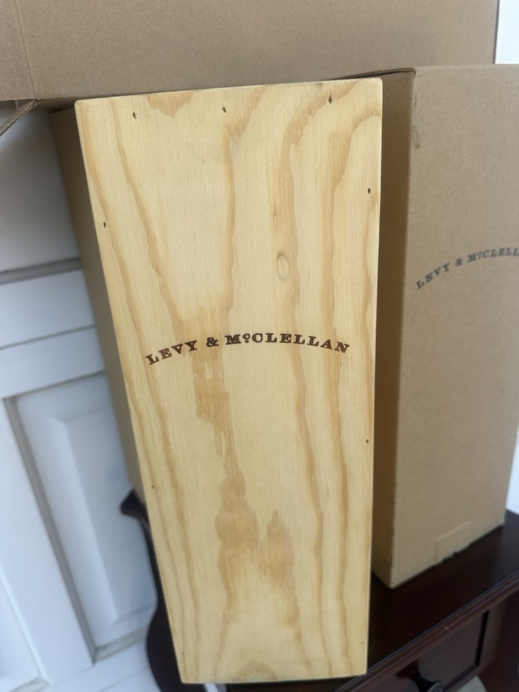 4x LEVY & MCCLELLAN 2004 Empty Wooden Boxes Napa Valley