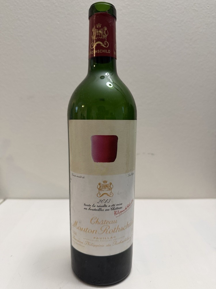 Château Mouton Rothschild Pauillac Bordeaux Wine Bottle 750ml 2013 EMPTY BOTTLE