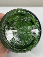 Small Vintage Wine World Bottle 1976
