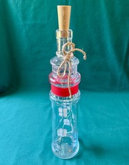 Truro Vineyards Lighthouse Wine Bottle ~ Lighted Glass Coastal Beach Decor 13”