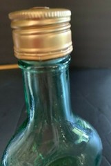 Almaden Pony Green Glass Bottle 2/5 Pint Metal Cap Los Gatos CA Empty Excellent