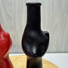 Happy Cat Wine Bottles Lot Of 3 Rheinhessen Riesling Empty