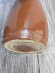Vintage Stoneware Moonshine Wine Bottles Red/Brown Jugs