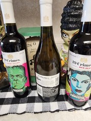 Glows Dark 3 Universal Monster Empty Bottles Frankenstein Bride Mummy 19 Crimes