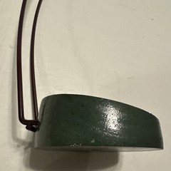 Robert Mondavi Wine Bottle Display Stand 14&Prime; tall Dark Green Wood & Metal