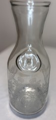 Vintage Paul Masson Norman Kosarin Wine Decanter Carafe Etched Glass Since 1852