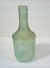 Mogen David Green Satin 1 Qt. Wine Bottle Screw Top No Lid MCM Collectible