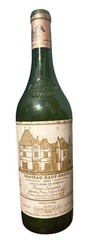VTG CHATEAU HAUT BRION 2001 Graves EMPTY Bottle France Red Bordeaux Wine Glass