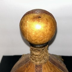 ✨Vintage Italian Leather Wrapped Decanter Excellent Condition