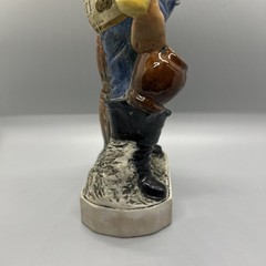 Casa Vento Figural Wine Bottle Made in Italy Collectors Item 82 Stickered Pirate