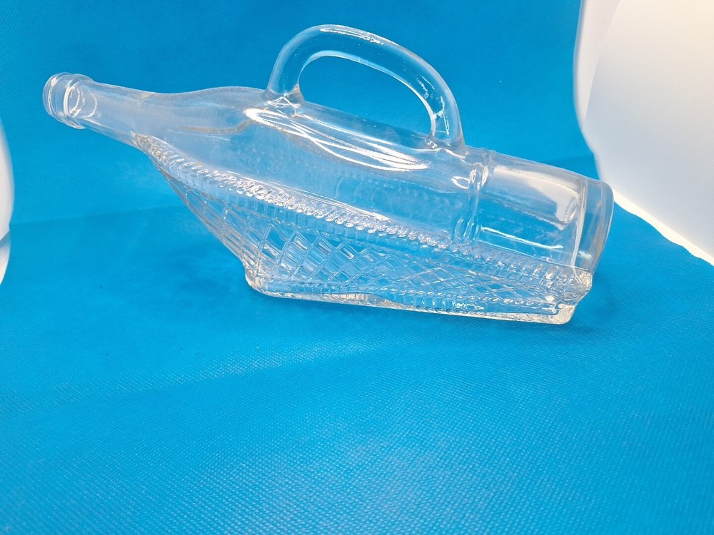 London (Ontario) Winery 1966 Glass Bottle In Basket Wine Bottle