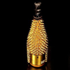 Diamond Rock Studs Decoration Empty Bottle Color Gold Togemand D.ROCK Interior