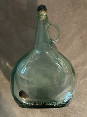 Almaden EST.1852 1/2 Gallon Cork Top Bottle Vineyards Green Glass