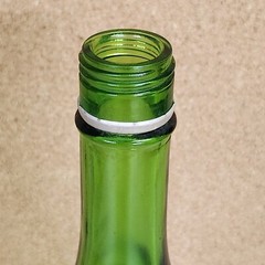 Vintage 4/5 Quart Gallo Wine Flavor Guard Bottle Embossed Grapes Green Glass