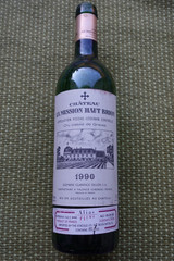 1990 Chateau La Mission Haut Brion empty bottle / Red Bordeaux France