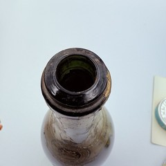 Vintage 1949 De St. Marceaux & Co. Reims Champagne Bottle Empty Collectible