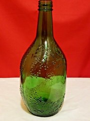 Vtg United Vintner&rsquo;s 4555 Half Gallon Green Glass Bottle Established-Asti-1881