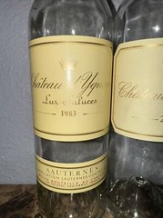 1983 & 2017 Château d&rsquo;Yquem – Sauternes (750ml) EMPTY BOTTLE COLLECTIBLE W/ Cork