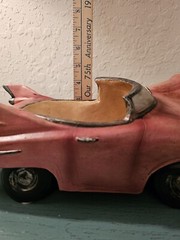 Vintage & Rare Pink Cadillac Wine Bottle Holder-Excellent