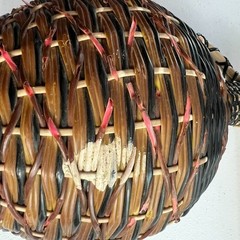 Vintage V Levante Bottle Spanish Woven Wicker Covered Brown Glass