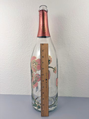 Huge Double Magnum 2007 Perrier-Jouet Belle Epoque Rose Champagne Empty Bottle