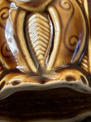 Vintage Parker Pottery Lincoln Wine Brown Bottle New Zealand Māori Rare No Top