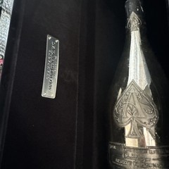3 Ace Of Spades (BOX SET) W/ EMPTY bottles- Green And Silver Bottles!
