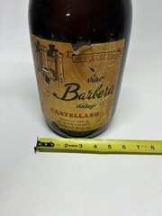 Rare Vintage 1979 Barbera Huge 19” Wine Bottle Product Of Italy 1 Gallon Empty