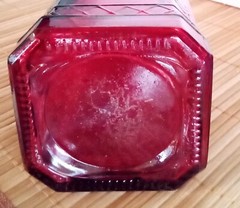 VTG Decorative Accent/Wine Bottle-Unbranded-Red