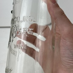 Vintage Garrett & Co Virginia Dare Wine Bottle 4/5 Quart New York Embossed 12”