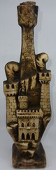 Vintage Casa Vinicola Boccaccio Basting Vino Rosso Castle Wine Bottle Very Rare