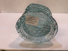 Vintage Wine Olive Oil Fish Shaped Bottle Bluish Green Clear Glass 13.5&Prime;x4&Prime;x3&Prime;