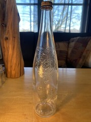 Vintage Garrett & Co. Inc Wine Bottle. Embossed W/cap. 4/5 Quart