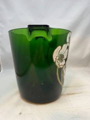 Perrier Jouet Champagne Bucket with Pair Glasses and empty Champagne Bottle 1975