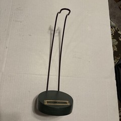 Robert Mondavi Wine Bottle Display Stand 14&Prime; tall Dark Green Wood & Metal
