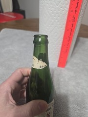 Vintage 1950s Christian Brothers Champagne Brut Green Glass Bottle! Rare To Find