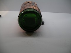 Wine Bottle Decanter Paris France Eiffel Tower Empty Bar Deco Copper