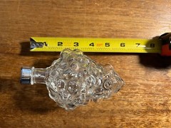 Vintage_Grape Cluster Shape_Clear_Glass Bottle_Made in France_C00L_cHECK iT_
