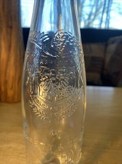 Vintage Garrett & Co. Inc Wine Bottle. Embossed W/cap. 4/5 Quart